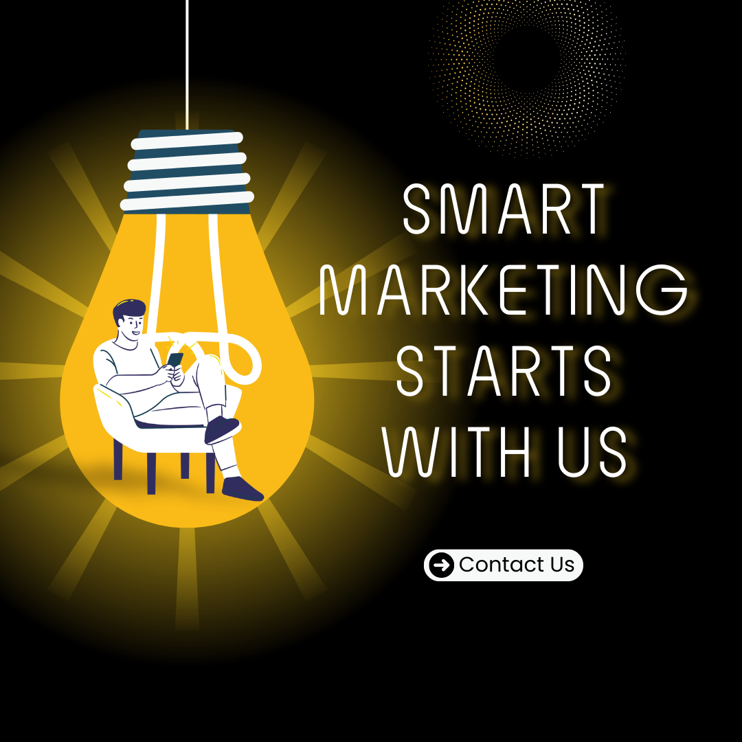 yellow and black digital marketing Instagram post